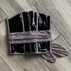 Penthouse Black and Red Corset